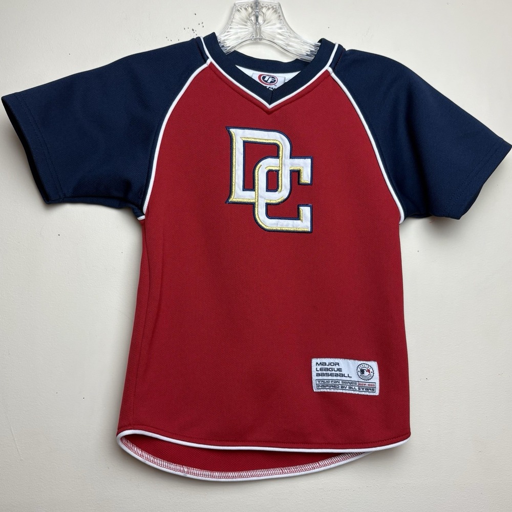 True Fan Washington Nationals Youth Baseball Jersey Size M 10-12 MLB
